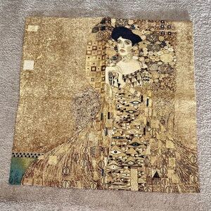 New Metrax Craye Gustav Klimt Women In Gold Wall Tapestry 26x26”